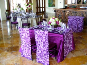 Cabo wedding cake table and love table