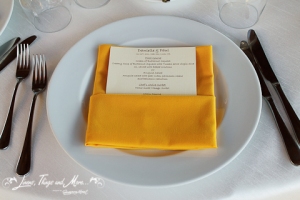 wedding and event cabo yellow napkin